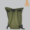 Bag Backpack Rolled Top Green