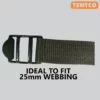 3 Bar Slider Steel 25mm Pack of 2