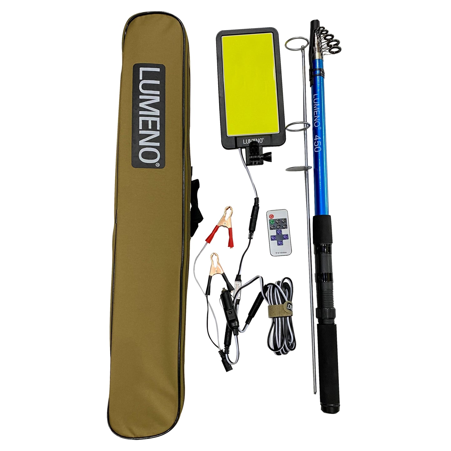 FISHING ROD LIGHT Telescopic Steel Rod/Pole ONLY - LUMENO 532