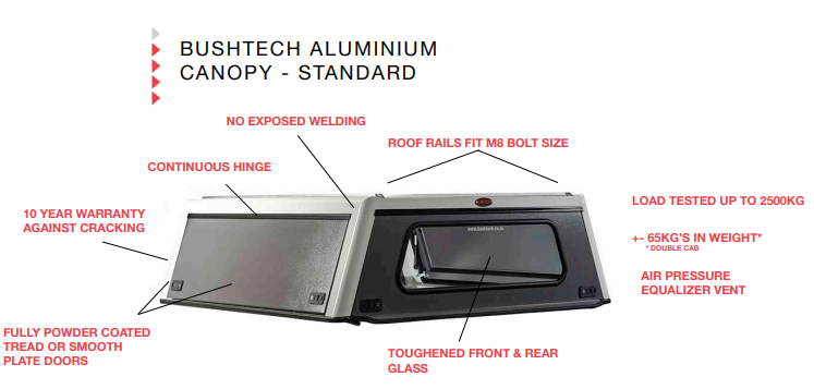 BushTech Canopy - Double Cab