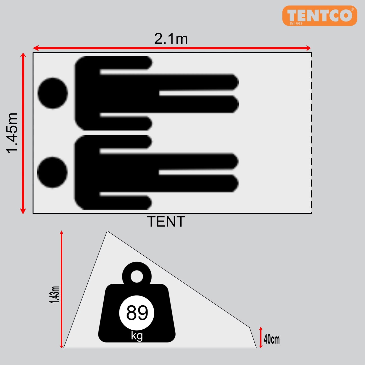 Clam Shell RoofTop Tent - TENTCO TE212