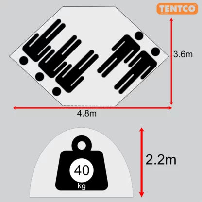 Safari Hexi Bow - TENTCO TE012