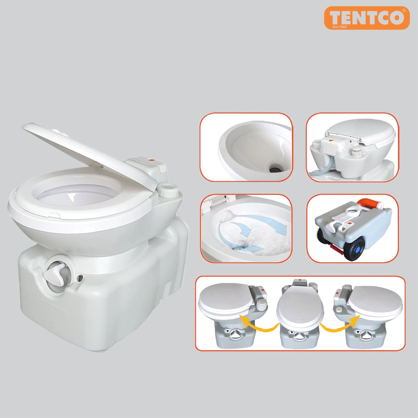 Porta Potti Deluxe 22L - TENTCO HC033