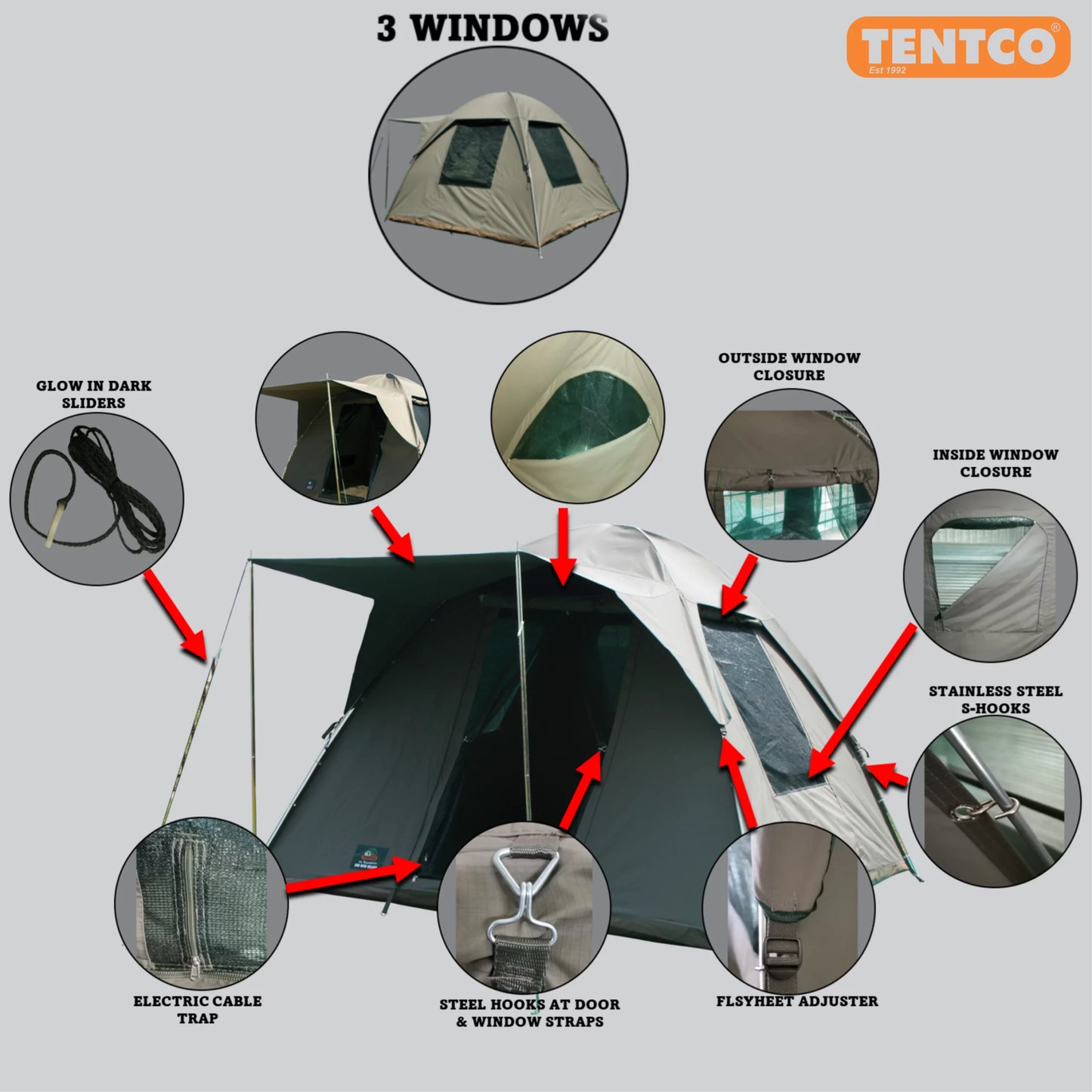 Senior Safari Deluxe Bow - TENTCO TE105