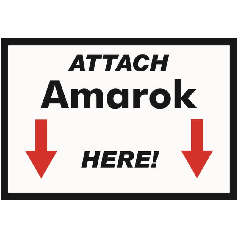 Attach Amarok Here - Sticker
