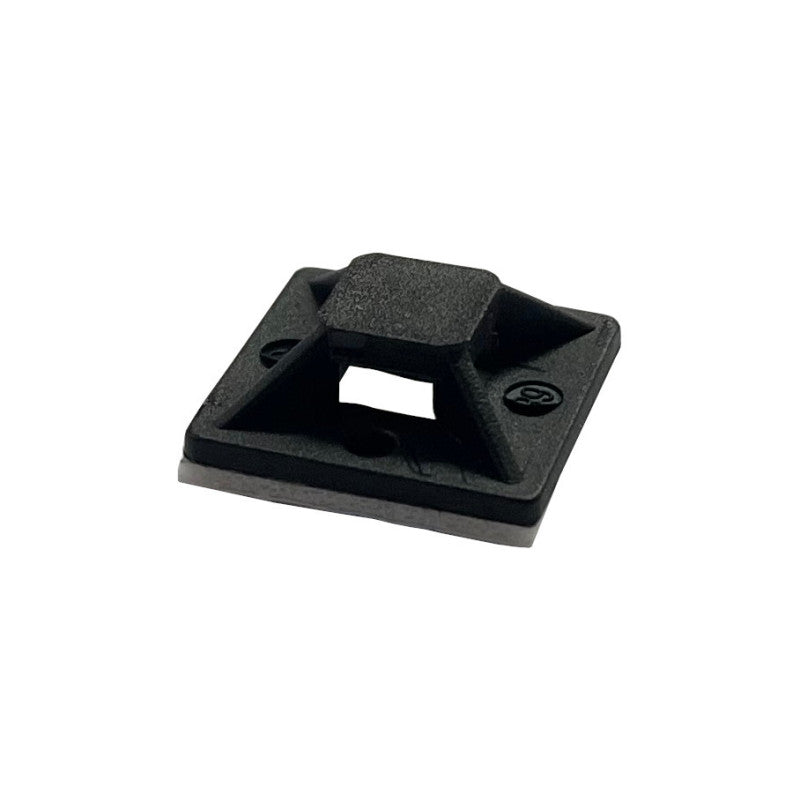 Cable Tie Cradle 18mm x 18mm x 6mm BLACK