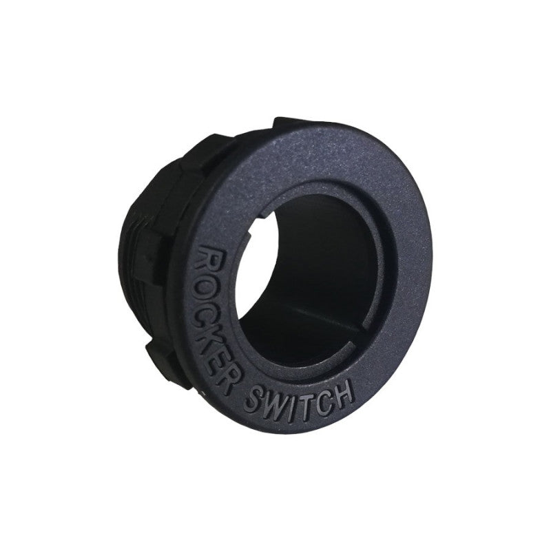 Cover for Round Rocker Switch SPST Black