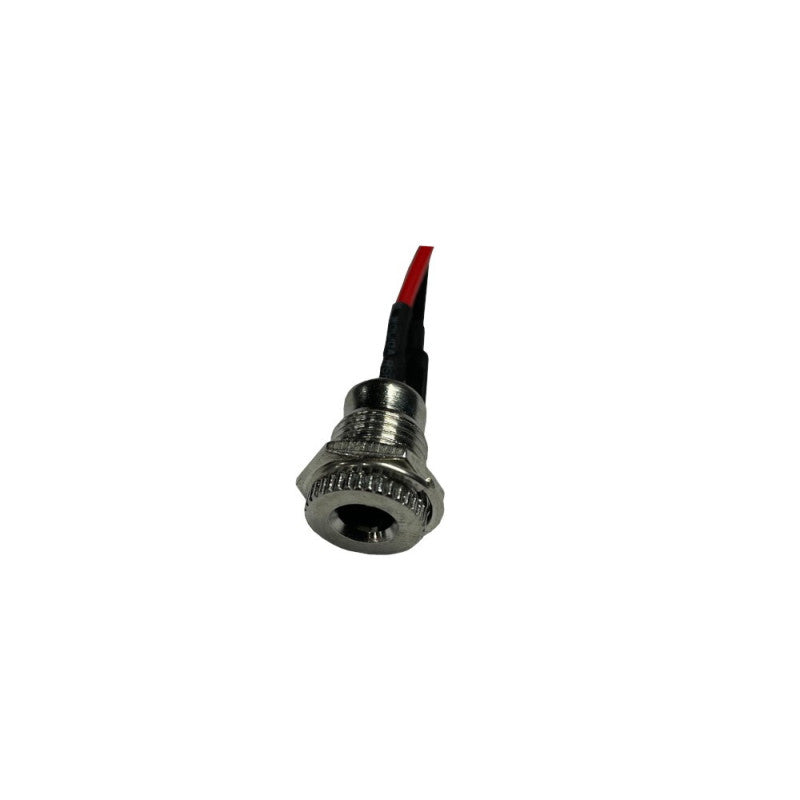 DC Power Jack Socket Panel Mount with 18AWG wire