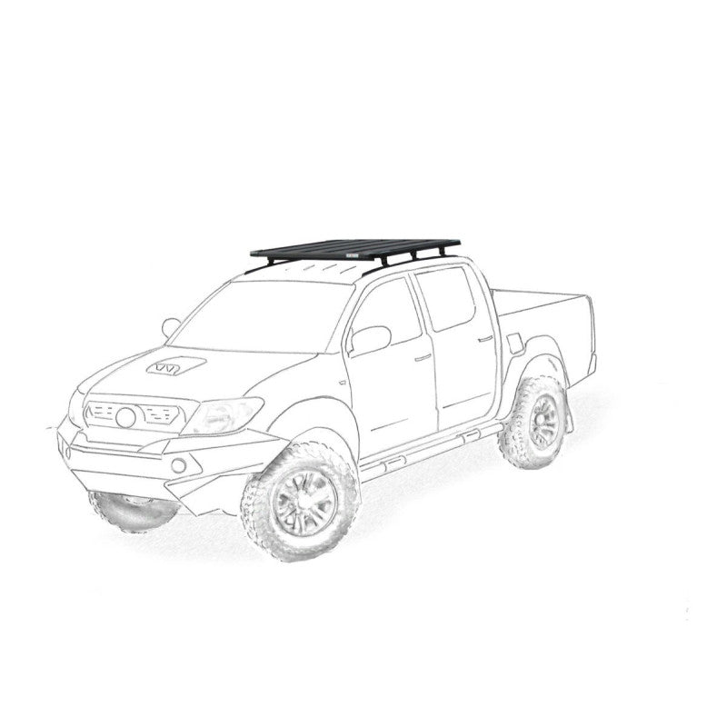 EEZI AWN ROOFRACK for Hilux Vigo double cab 1250W x 1400L