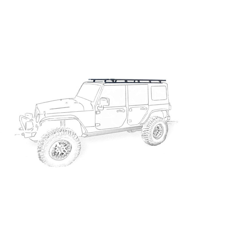 EEZI AWN ROOFRACK for Jeep JK 5 door 1400W x 1600L