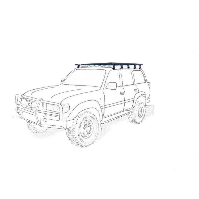 EEZI AWN ROOFRACK for Land Cruiser 80 1400W x 1600L