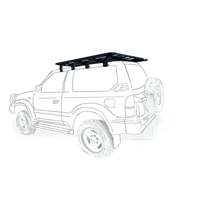 EEZI AWN ROOFRACK for Prado 95 LWB 1250W x 1600L