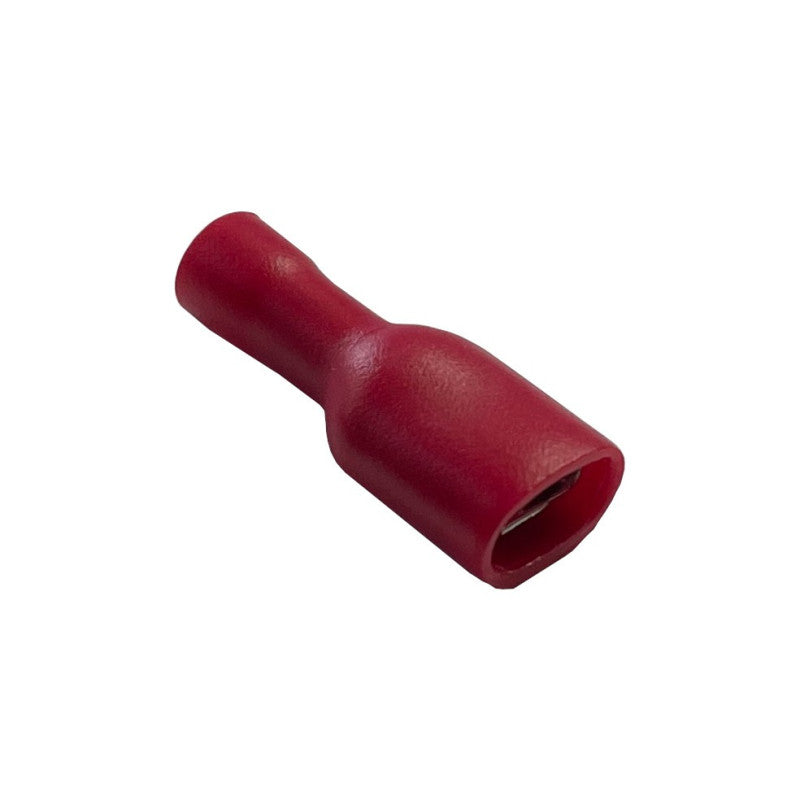 Fully Insulated Female Spade Terminal - Red each