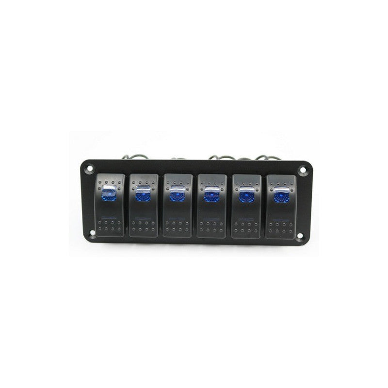 Panel With 6 Rocker Switches