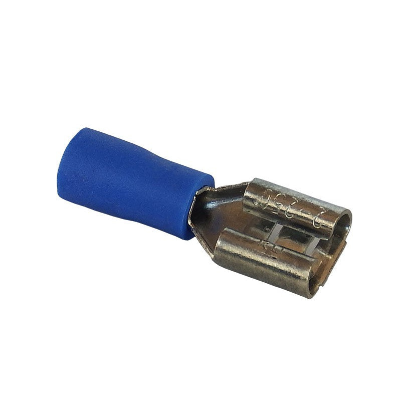 Spade Terminal -Female - Insluated - Blue