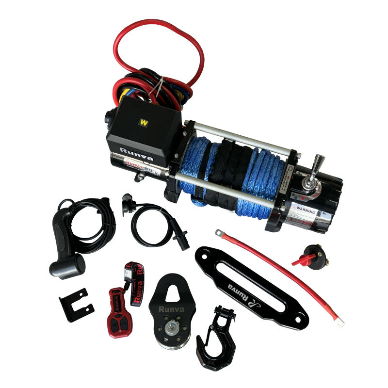 Winch with Synthetic Rope - 9500 LBS
