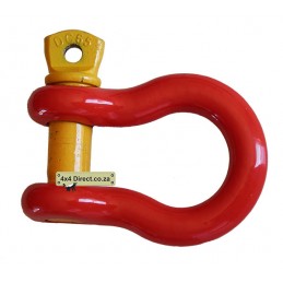 Bow Shackle 3.25 Ton-RED Gun Kote AFFI - BOWSHACKRED-3-25T