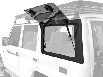 TOYOTA LAND CRUISER 76 GULLWING WINDOW / LEFT HAND SIDE GLASS - BY FRONT RUNNER GWTL001