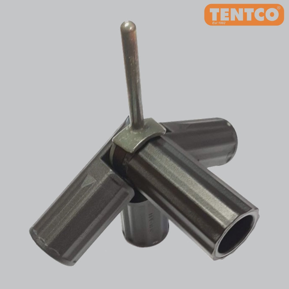 Corner Flexible 4 Way “T” & Spigot