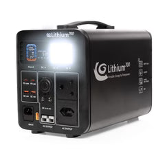 LITHIUM700 PORTABLE POWER STATION / MOBILE DUAL BATTERY SYSTEM - FLEXO POWER