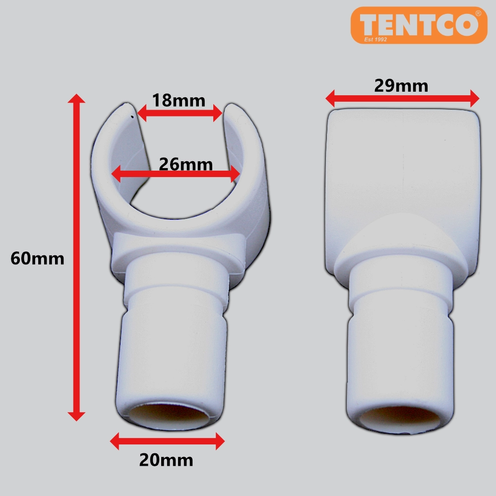 Clinch Fitting 22mm Pack of 2