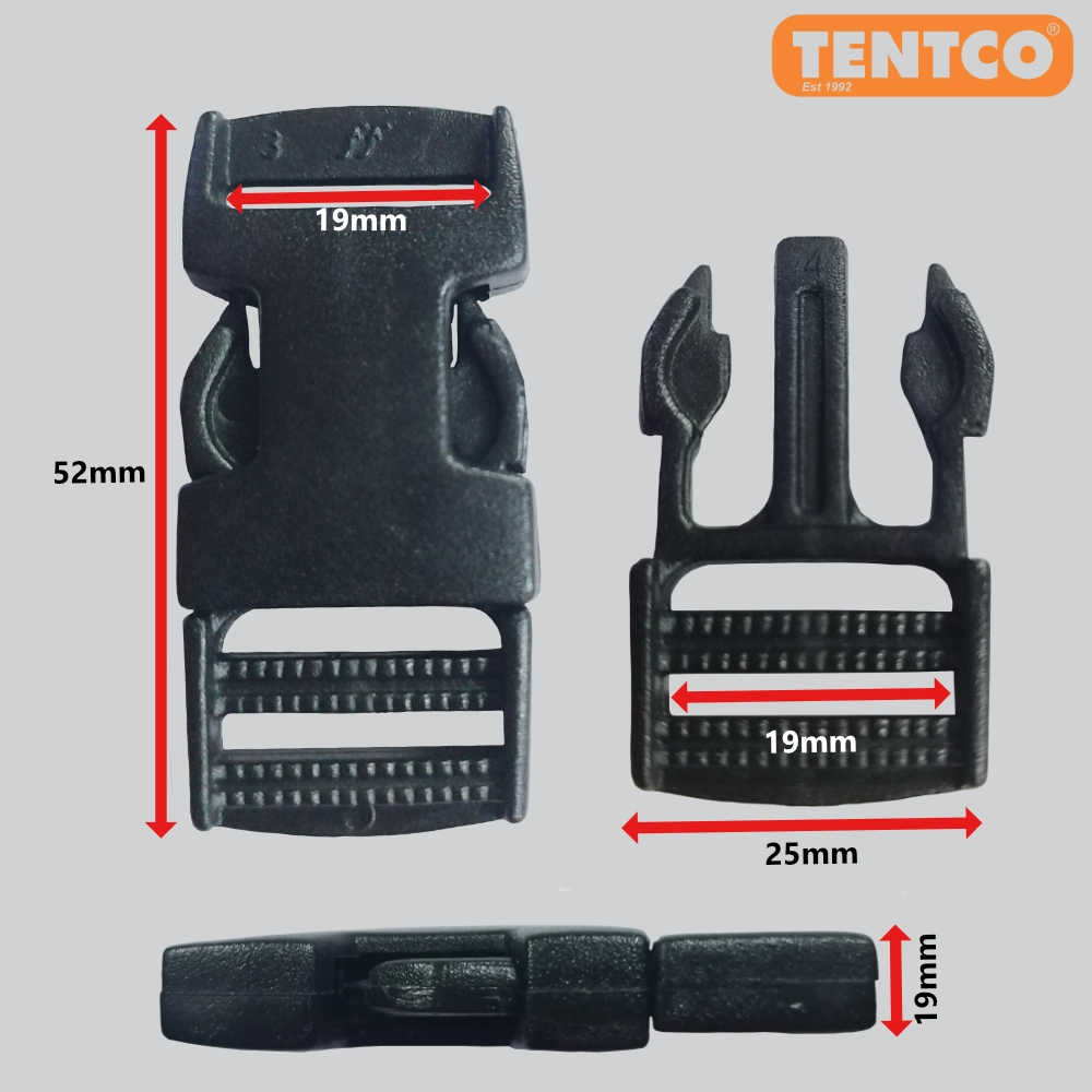 Quick Release Buckle 19mm Pack of 2