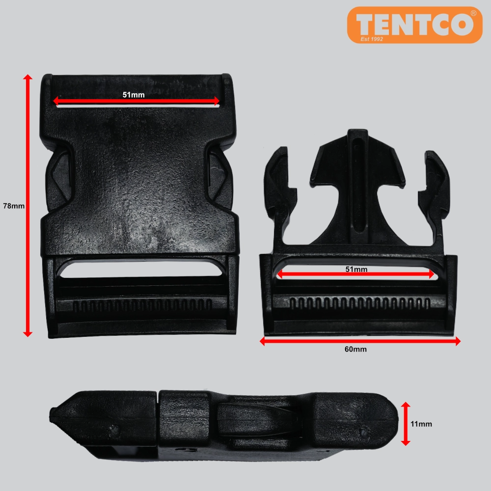 Quick Release Buckle 50mm Pack of 1