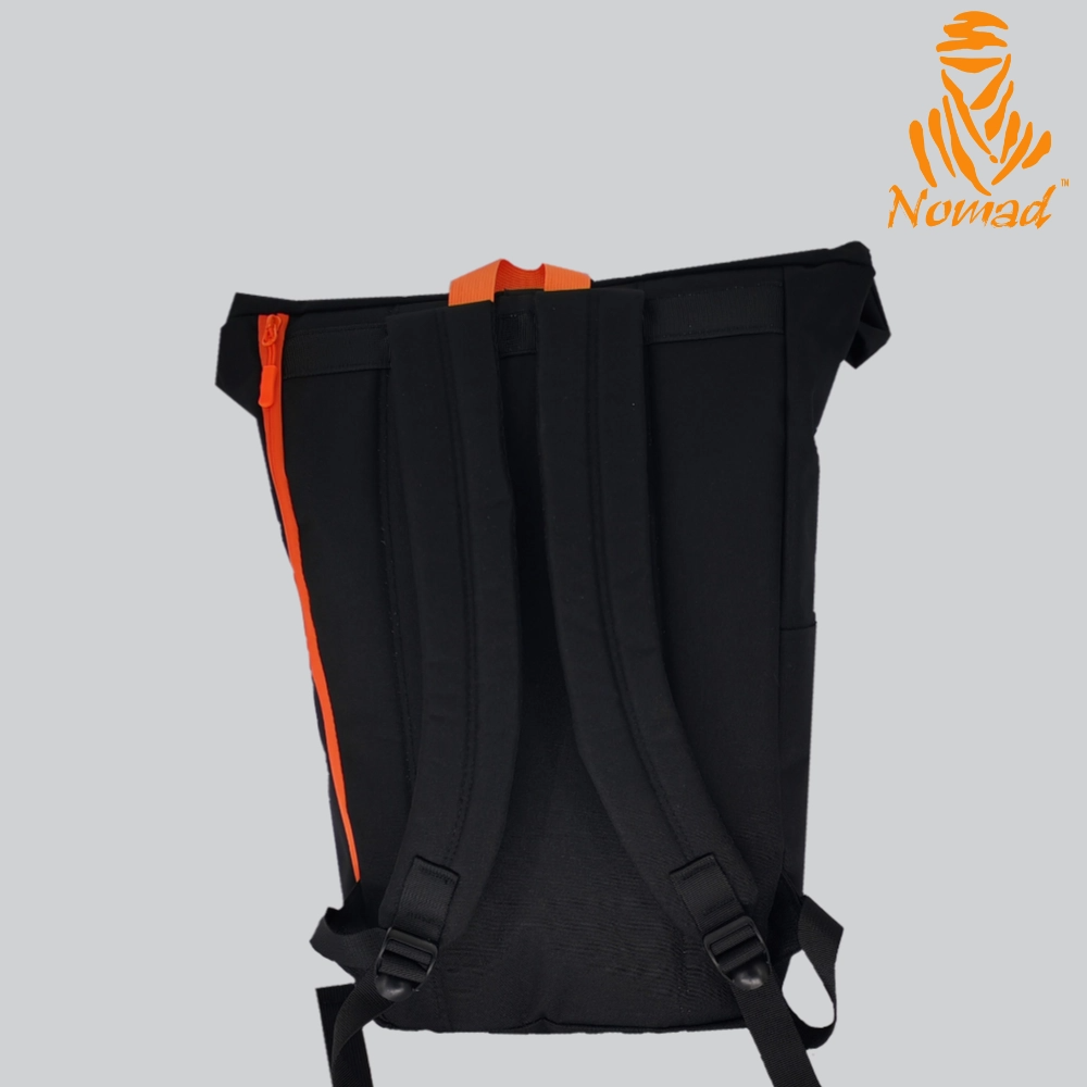 Bag Backpack Rolled Top Black