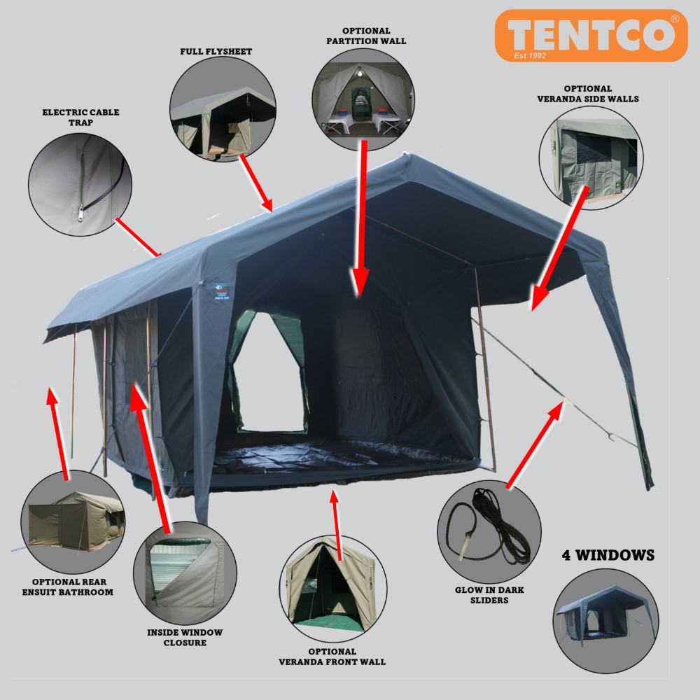 Frame Tent Sahara Deluxe T-Door