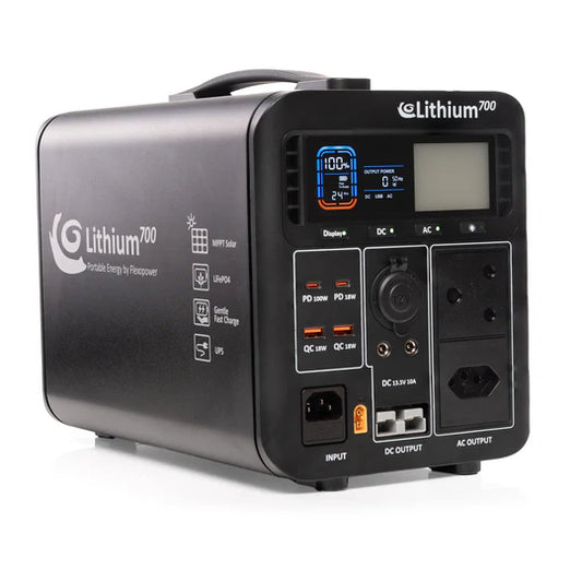 LITHIUM 700 - SB50 PORTABLE POWER STATION - FLEXO POWER