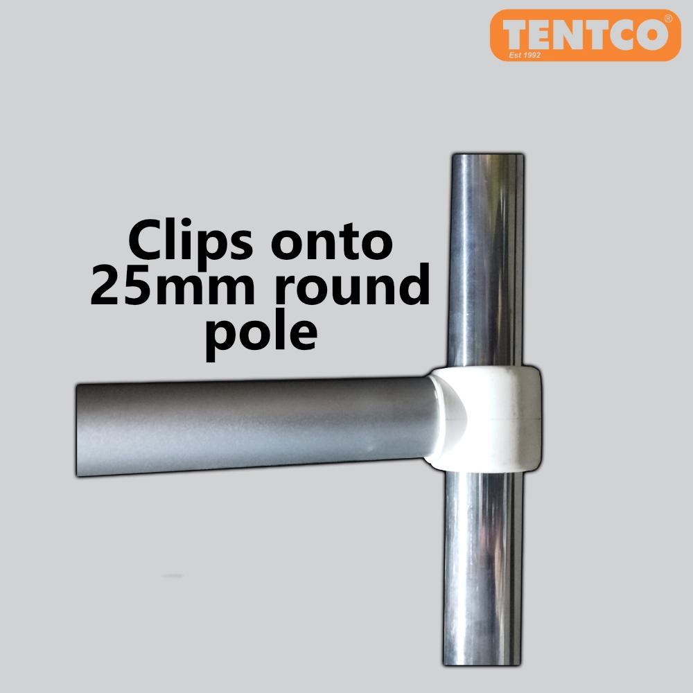 Clinch Fitting Side Clip 25mm Pack Of 2