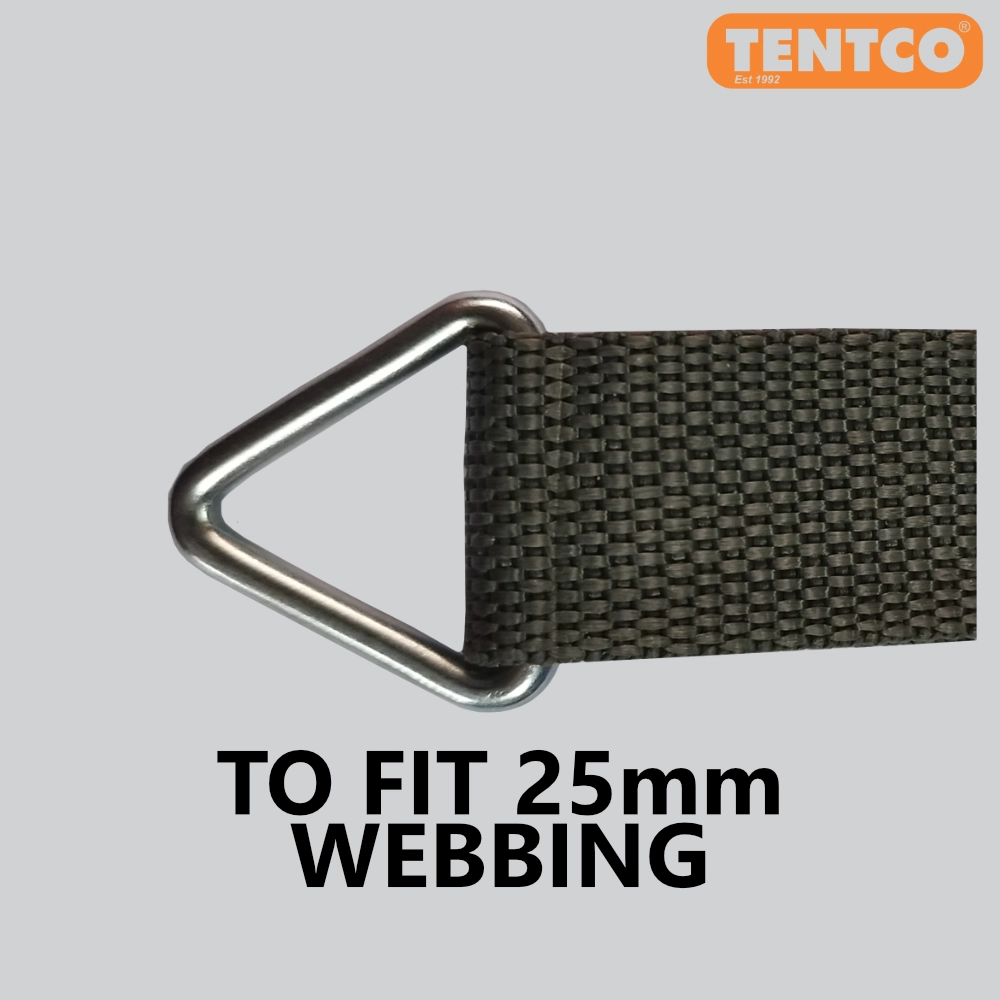 Triangle Steel 25mm Pack of 2