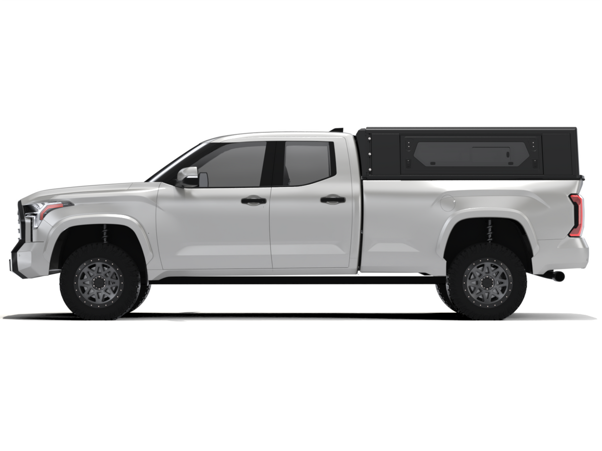 CONTOUR CANOPY - TUNDRA 2022+ - FSL - BLACK - SIDE WINDOWS INCL