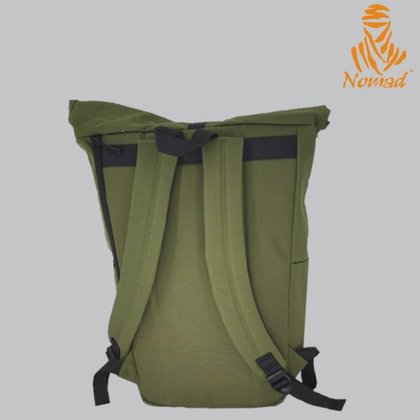 Bag Backpack Rolled Top Green