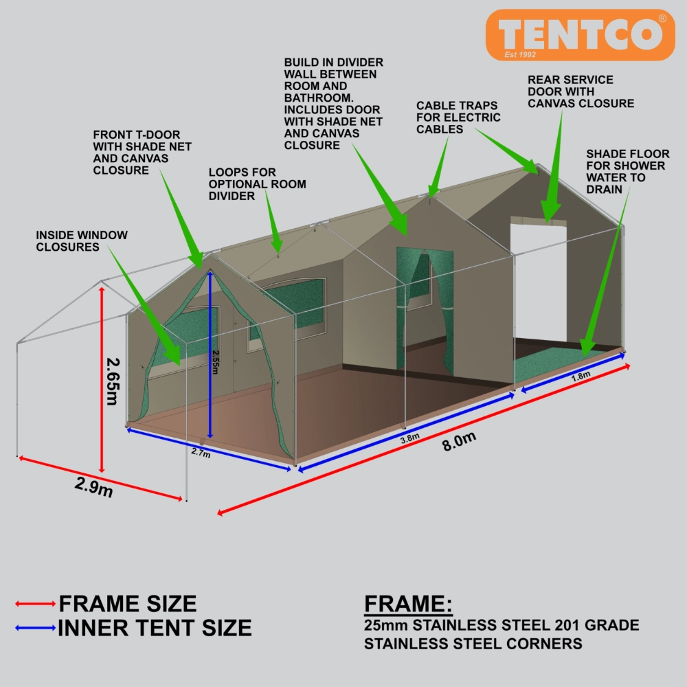 Frame Tent Sahara Grand
