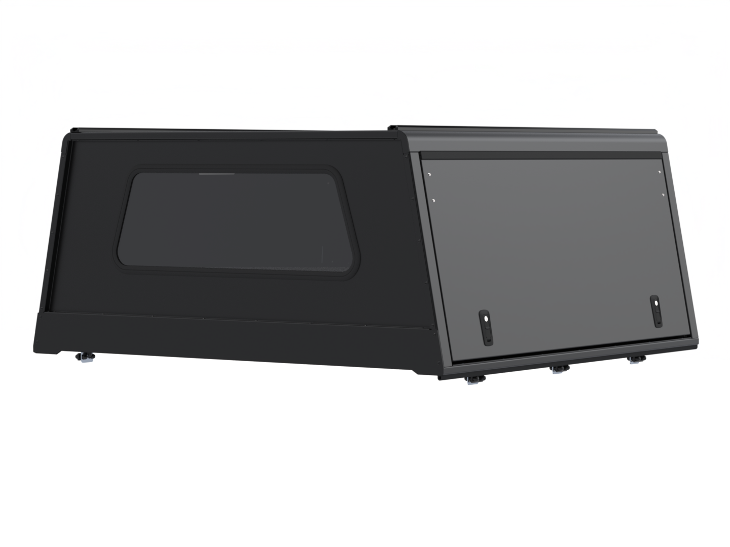 CANOPY - LAND CRUISER 70 DC BLACK SMOOTH FRD