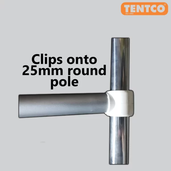 Clinch Fitting Side Clip 22mm Pack Of 2