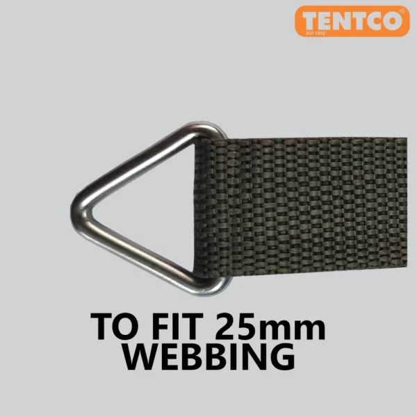 Triangle Steel 25mm Pack of 2