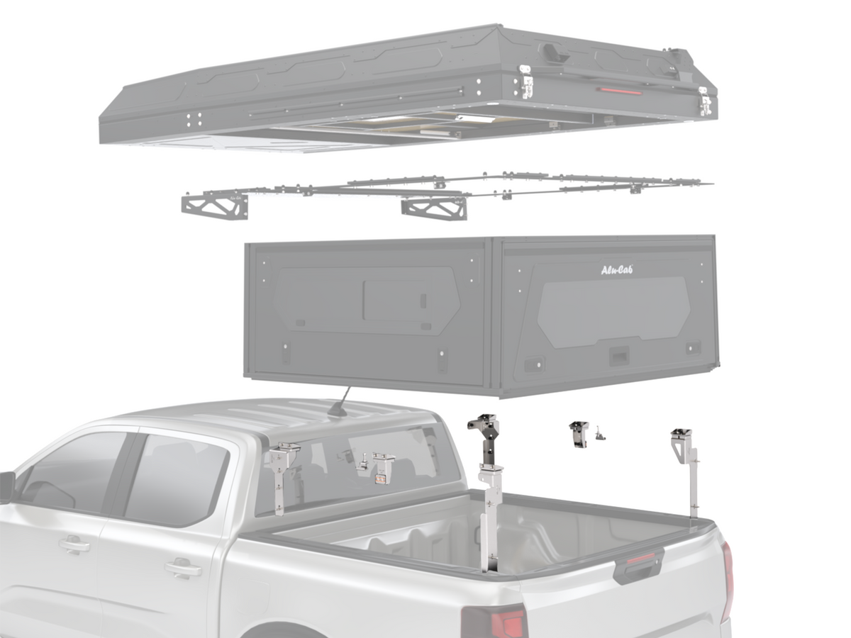 MODCAP WITH TAILGATE MOUNTING BRACKET - ISUZU DMAX DC
