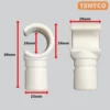 Clinch Fitting Side Clip 25mm Pack Of 2
