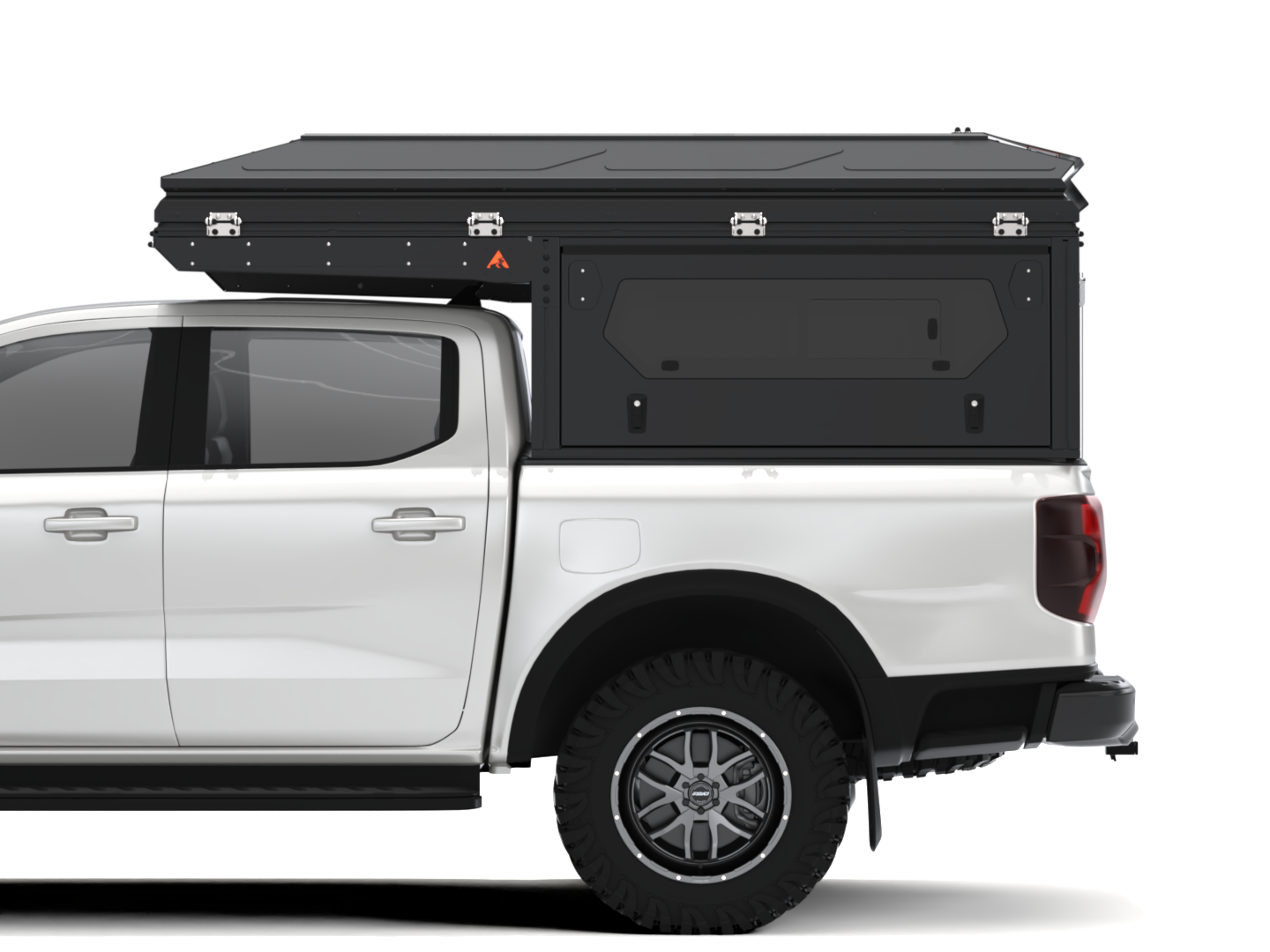 FORD RANGER 2022+ DC - FAMILY TENT (4) - WITH WINDOWS