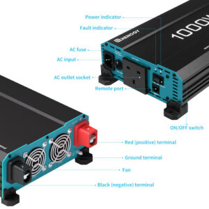 Renogy Pure Sine Wave Inverters – 1000W / 2000W / 3000W - Wattage: 3000W