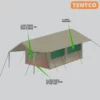 Frame Tent Sahara Deluxe T-Door