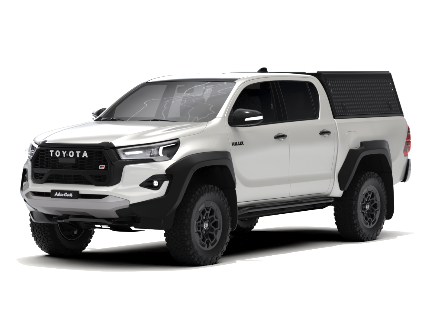 HILUX REVO DC EXPLORER GUARD - BLACK TREAD FRD - ZERO WINDOWS