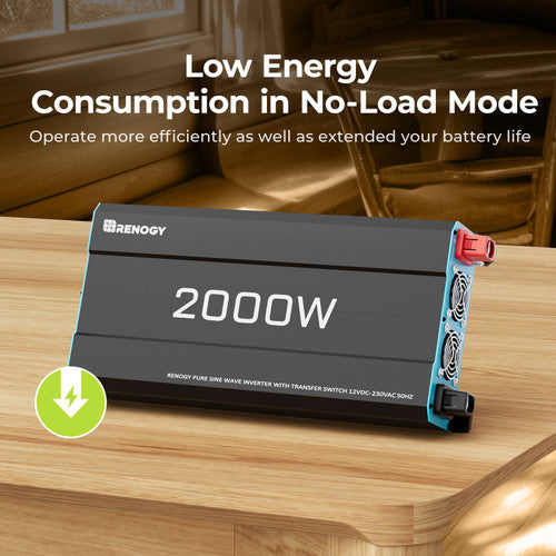 Renogy Pure Sine Wave Inverters – 1000W / 2000W / 3000W - Wattage: 1000W