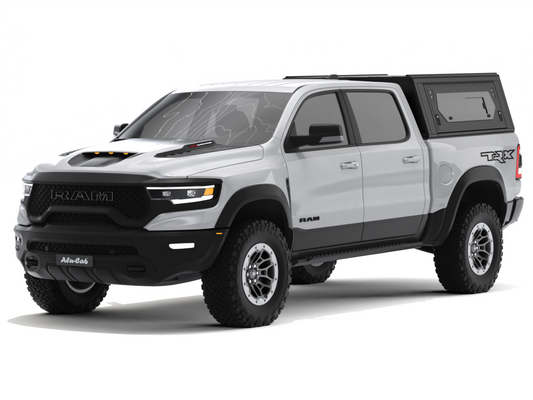 CONTOUR CANOPY - RAM 5.5 1500 2009-2018 (4th Gen) and 2019-Present (5th Gen) BLACK - SIDE WINDOWS INCL.