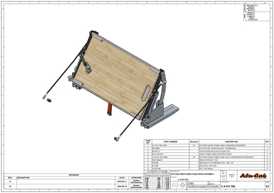 CANOPY FOLD OUT TABLE