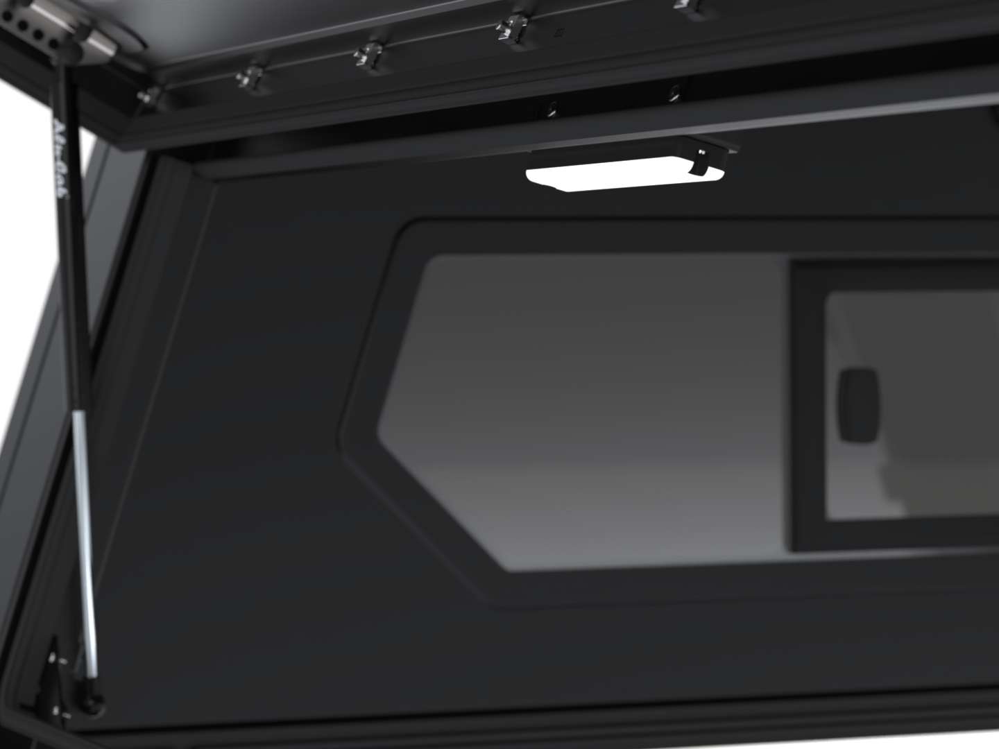 CONTOUR CANOPY - RAM 5.5 1500 2009-2018 (4th Gen) and 2019-Present (5th Gen) BLACK - SIDE WINDOWS INCL.