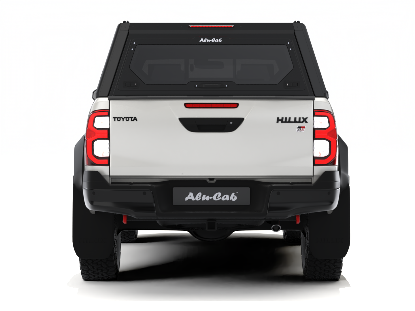 CONTOUR CANOPY - HILUX REVO 16+ - DC - BLACK - SIDE WINDOWS INCL