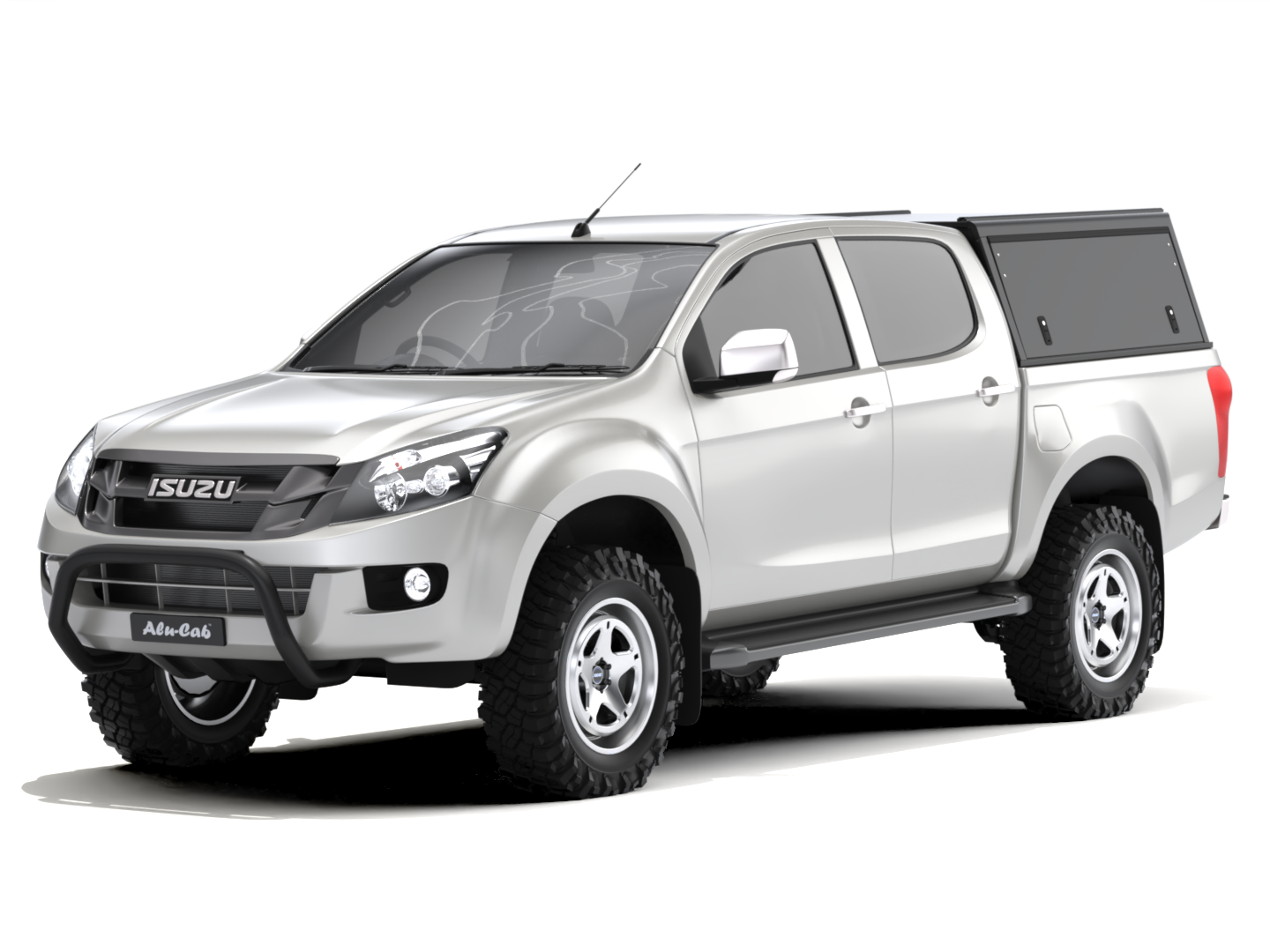 ISUZU KB (2013+) DC EXPLORER GUARD - BLACK SMOOTH FRD - ZERO WINDOWS